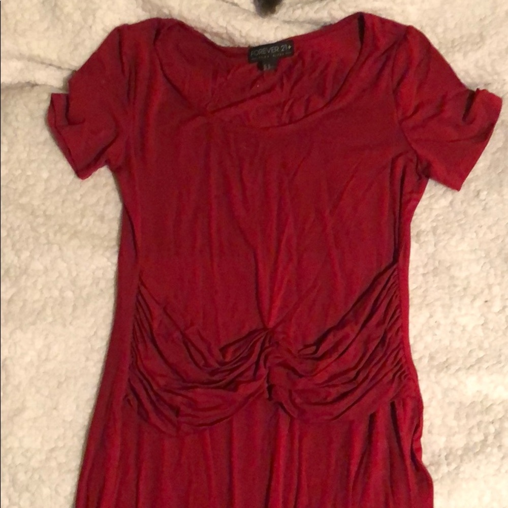 Red dress